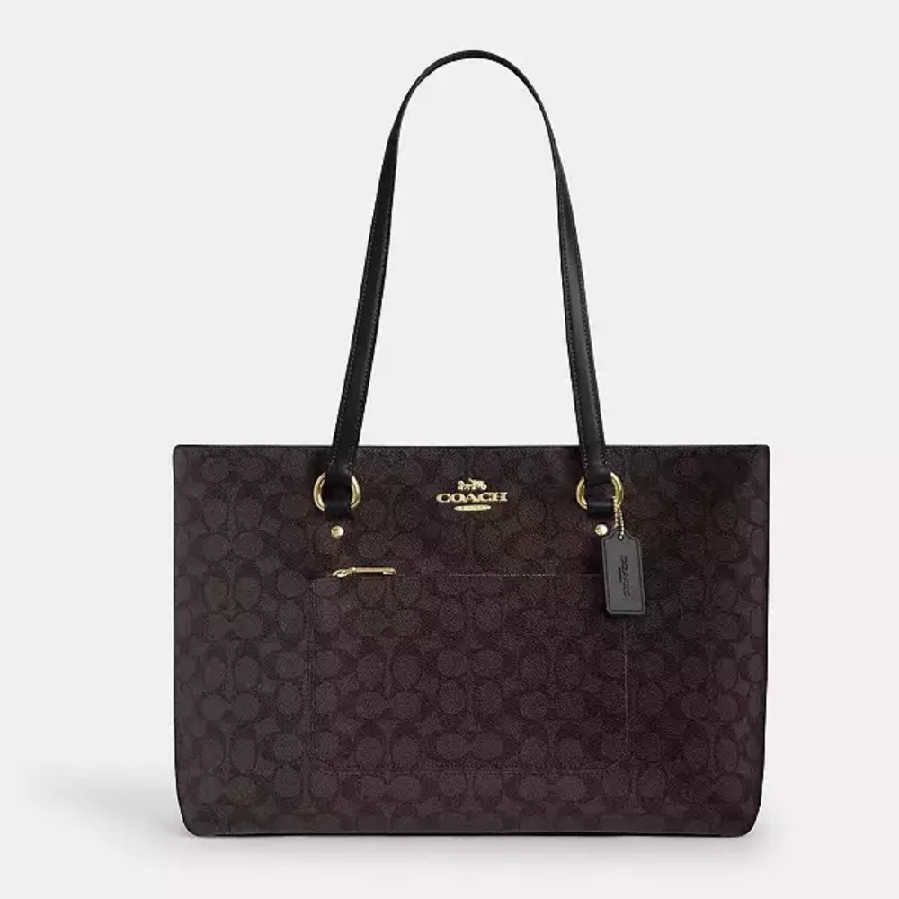 Coach Brown Leather Tote Bag